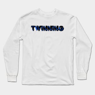 Twinning Dark Blue Long Sleeve T-Shirt